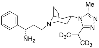 (1S)-3-[3-((3-Isopropyl-d6)-5-methyl-4H-1,2,4-triazol-4-yl)-exo-8-azabicyclo[3.2.1]oct-8-yl]-1-phenyl-1-propanamine