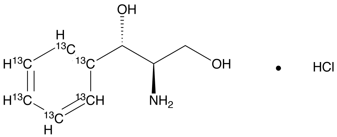 (1S,2R)-2-Amino-1-phenyl-1,3-propanediol-13C6 Hydrochloride