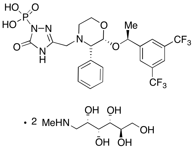 (1’S,2R,3S)-Defluoro Fosaprepitant Dimeglumine