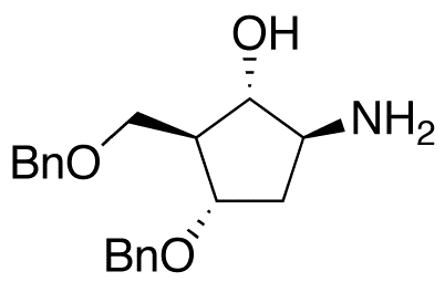 (1S,2S,3S,5S)-5-Amino-3-(phenylmethoxy)-2-[(phenylmethoxy)methyl]-cyclopentanol