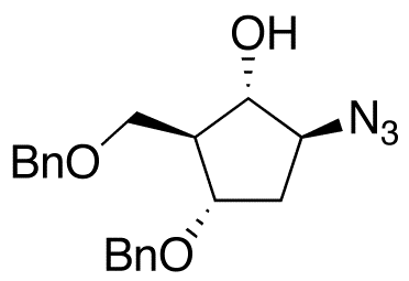 (1S,2S,3S,5S)-5-Azido-3-(phenylmethoxy)-2-[(phenylmethoxy)methyl]cyclopentanol