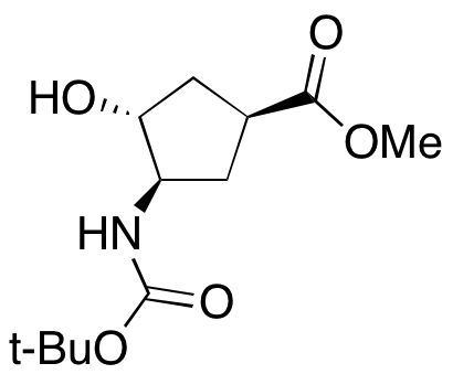 (1S,3R,4R)-Methyl 3-((tert-butoxycarbonyl)amino)-4-hydroxycyclopentane carboxylate