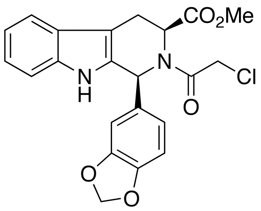 (1S,3S)-1-(1,3-Benzodioxol-5-yl)-2-(2-chloroacetyl)-2,3,4,9-tetrahydro-1H-pyrido[3,4-b]indole-3-carboxylic Acid Methyl Ester