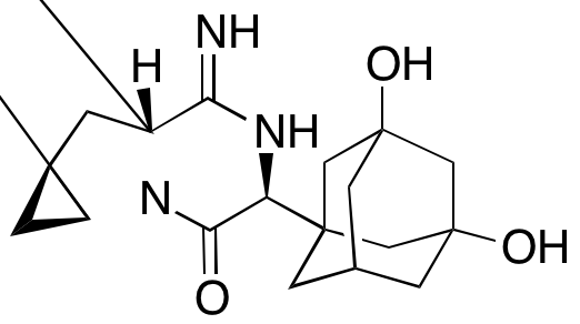 (1aS,4S,6aR,7aS)-6-Amino-4-(3,5-dihydroxytricyclo[3.3.1.13,7]dec-1-yl)-1,1a,4,6a,7,7a-hexahydro-3H-cyclopropa[4,5]pyrrolo[1,2-a]pyrazin-3-one