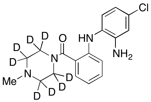 [2-[(2-Amino-4-chlorophenyl)amino]phenyl](4-methyl-1-piperazinyl)methanone-d8