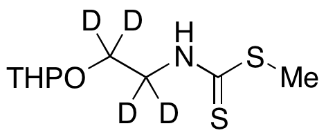 [2-[(Tetrahydro-2H-pyran-2-yl)oxy]ethyl]carbamodithioic Acid Methyl Ester-d4