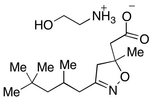 (2-[5-Methyl-3-(2,4,4-trimethylpentyl)-4,5-dihydroisoxazol-5-yl]acetic Acid) 2-Aminoethanol Salt