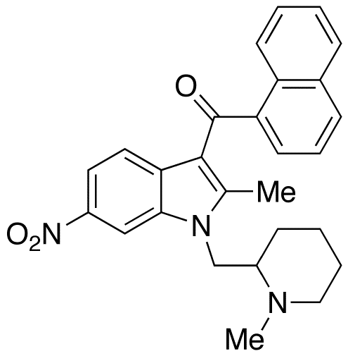 [2-Methyl-1-[(1-methyl-2-piperidinyl)methyl]-6-nitro-1H-indol-3-yl]-1-naphthalenylmethanone