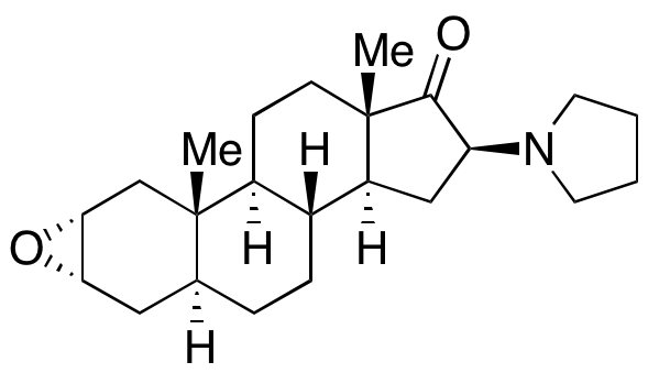 (2α,3α,5α,16β)-2,3-Epoxy-16-(1-pyrrolidinyl)androstan-17-one