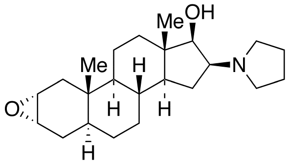 (2α,3α,5α,16β,17β)-2,3-Epoxy-16-(1-pyrrolidinyl)androstan-17-ol