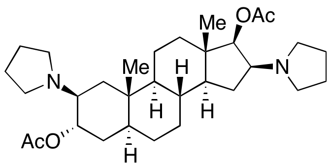 (2β,3α,5α,16β,17β)-2,16-di-1-Pyrrolidinylandrostane-3,17-diol 3,17-Diacetate