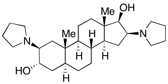 (2β,3α,5α,16β,17β)-2,16-di-1-Pyrrolidinylandrostane-3,17-diol