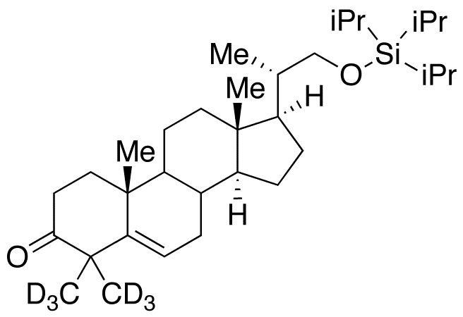 (20S)-4,4,20-Trimethyl-21-[[tris(isopropyl)silyl]oxy]-pregn-5-en-3-one-d6