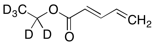 (2E)-2,4-Pentadienoic Acid Ethyl Ester-d5