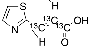 (2E)-3-(2-Thiazolyl)-2-propenoic Acid-13C3