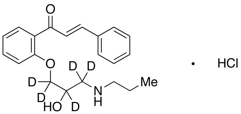 (2E)-Dehydro Propafenone-d5 Hydrochloride