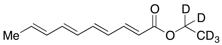 (2E,4E,6E,8E)-2,4,6,8-Decatetraenoic Acid Ethyl-d5 Ester