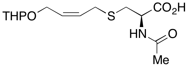 (2R)-2-Acetamido-3-(((Z)-4-((tetrahydro-2H-pyran-2-yl)oxy)but-2-en-1-yl)thio)propanoic Acid