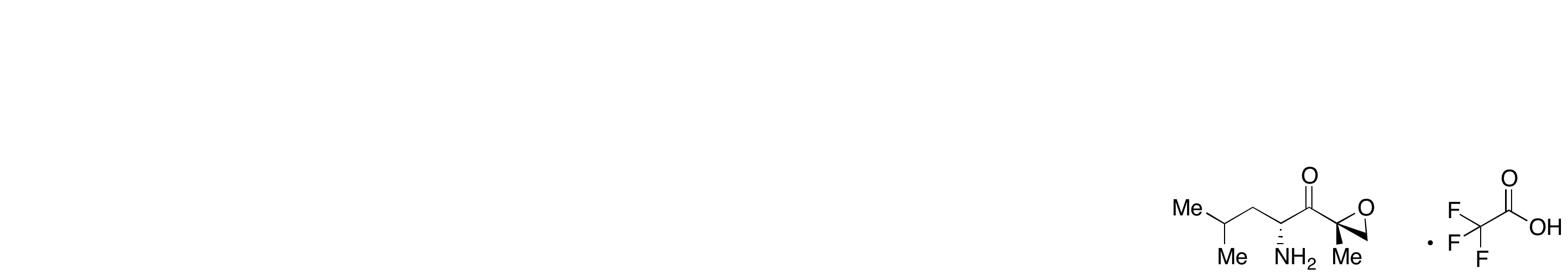 (2R)-2-Amino-4-methyl-1-[(2R)-2-methyloxiran-2-yl]pentan-1-one Trifluoroacetate Salt