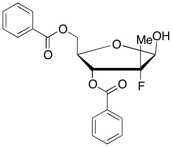 (2R)-2-Deoxy-2-fluoro-2-methyl-β-D-erythro-pentofuranose 3,5-Dibenzoate