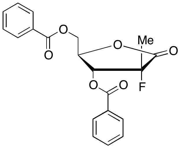 (2R)-2-Deoxy-2-fluoro-2-methyl-D-erythropentonic Acid γ-Lactone 3,5-Dibenzoate