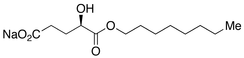 (2R)-2-Hydroxyglutaric Acid Octyl Ester Sodium Salt
