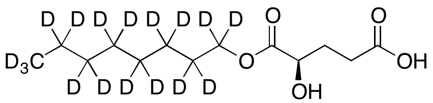 (2R)-Octyl-α-hydroxyglutarate-d17