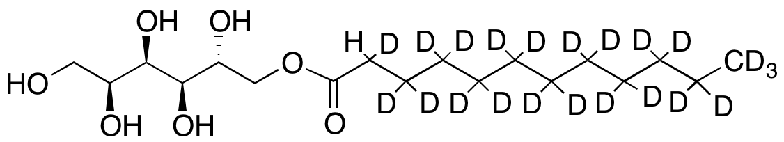 (2R)-Sorbitan Monolauric Acid Ester-d22 (Major)