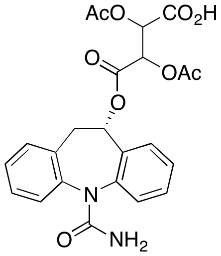 (2R,3R)-2,3-Bis(acetyloxy)butanedioic Acid Mono[(10S)-5-(aminocarbonyl)-10,11-dihydro-5H-dibenz[b,f]azepin-10-yl] Ester