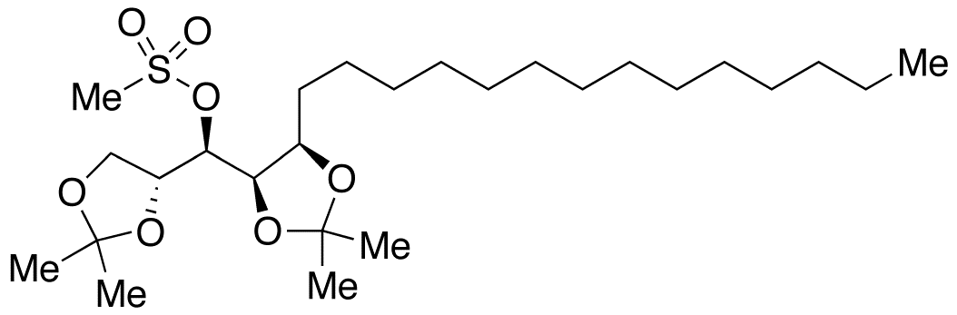 (2R,3R,4R,5R)-1,2:4,5-Di-O-isopropylidene-3-nonadecanol Methanesulfonate