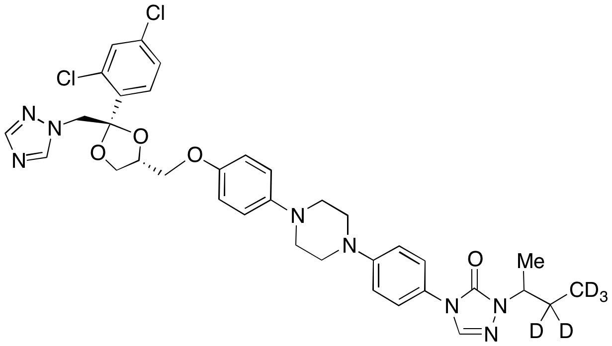 (2R,4R)-Itraconazole-d5 (Mixture of Diastereomers)