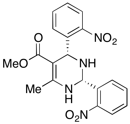 (2R,4R)-rel-1,2,3,4-Tetrahydro-6-methyl-2,4-bis(2-nitrophenyl)-5-pyrimidinecarboxylic Acid Methyl Ester