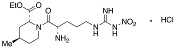 (2R,4R)1-[(2S)2-Amino-5-[[imino(nitroamino)methyl]amino]-1-oxopentyl]-4-methyl-2-piperidinecarboxylic Acid Ethyl Ester Hydrochloride