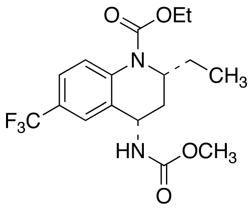 (2R,4S)-2-Ethyl-4-methoxycarbonylamino-6-trifluoromethyl-3,4-dihydro-2H-quinoline-1-carboxylic Acid Ethyl Ester