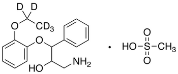 (2RS,3RS)-1-Amino-3-(2-ethoxy-d5-phenoxy)-2-hydroxy-3-phenylpropane Methanesulfonate Salt