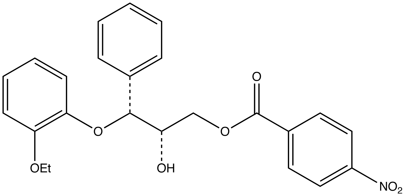 (2RS,3RS)-3-(2-Ethoxyphenoxy)-2-hydroxy-1-(4-nitrobenzoyloxy)-3-phenylpropane