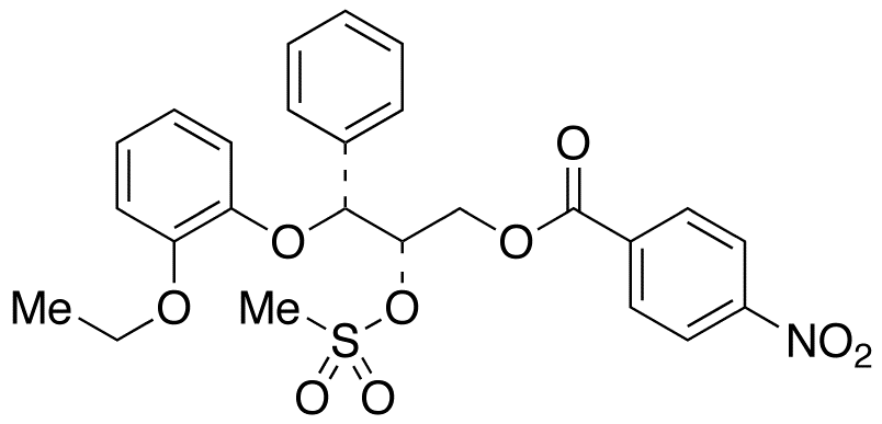 (2RS,3RS)-3-(2-Ethoxyphenoxy)-2-methanesulfonyloxy-1-(4-nitrobenzoyloxy)-3-phenylpropane