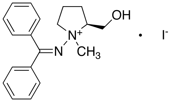 (2S)-1-Methyl-1-[N-(diphenylmethylene)]-2-hydroxymethylpyrrolidine, Hydrazonium Iodide