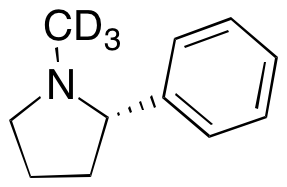 (2S)-1-Methyl-2-phenylpyrrolidine-D3