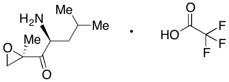 (2S)-2-Amino-4-methyl-1-[(2R)-2-methyloxiranyl]-1-pentanone Trifluoroacetate