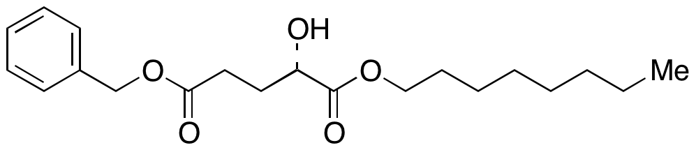 (2S)-2-Hydroxyglutaric Acid Benzyl Octyl Diester