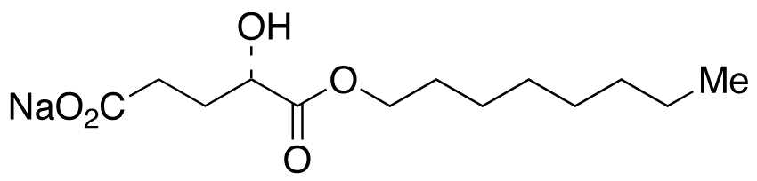 (2S)-2-Hydroxyglutaric Acid Octyl Ester Sodium Salt