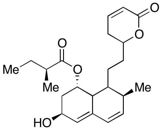 (2S)-2-Methylbutanoic Acid (1S,3S,7S,8S,8aR)-8-[2-[(2R)-3,6-Dihydro-6-oxo-2H-pyran-2-yl]ethyl]-1,2,3,7,8,8a-hexahydro-3-hydroxy-7-methyl-1-naphthalenyl Ester