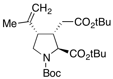 [2S-(2α,3β,4β)]-3-[2-(1,1-Dimethylethoxy)-2-oxoethyl]-4-(1-methylethenyl)-1,2-pyrrolidinedicarboxylic Acid Bis(1,1-Dimethylethyl) Ester