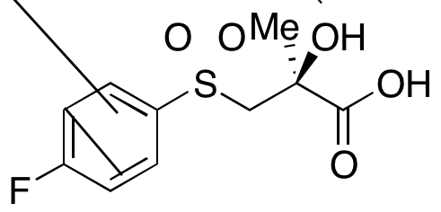 (2S)-3-[(4-Fluorophenyl)sulfonyl]-2-hydroxy-2-methylpropanoic Acid