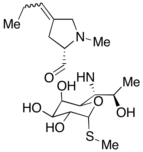 (2S)-4’-Depropyl-4’-propylidenelincomycin (Mixture of Diastereomers)