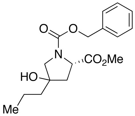 (2S)-4-Hydroxy-4-propyl-1,2-pyrrolidinedicarboxylic Acid 1-Benzyl 2-Methyl Ester