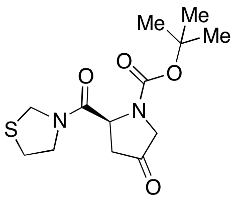 (2S)-4-Oxo-2-(3-thiazolidinylcarbonyl)-1-pyrrolidinecarboxylic Acid 1,1-Dimethylethyl Ester