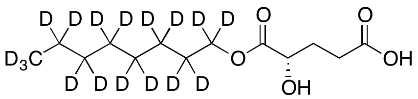 (2S)-Octyl-α-hydroxyglutarate-d17