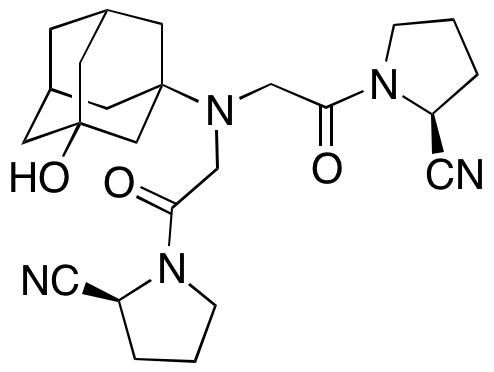 (2S,2’S)-1,1’-[[(3-Hydroxytricyclo[3.3.1.13,7]dec-1-yl)imino]bis(1-oxo-2,1-ethanediyl)]bis-2-pyrrolidinecarbonitrile